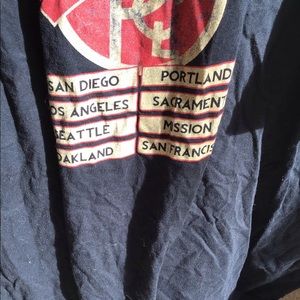 NWOT. Vintage Baseball T shirt. XXL Black.